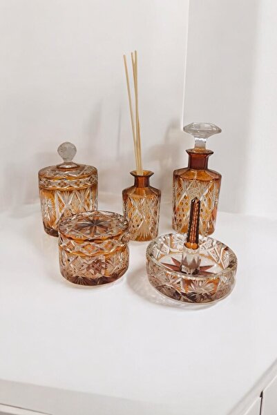 EXEDRA VİNTAGE ANTİKA KRİSTAL BANYO SETİ