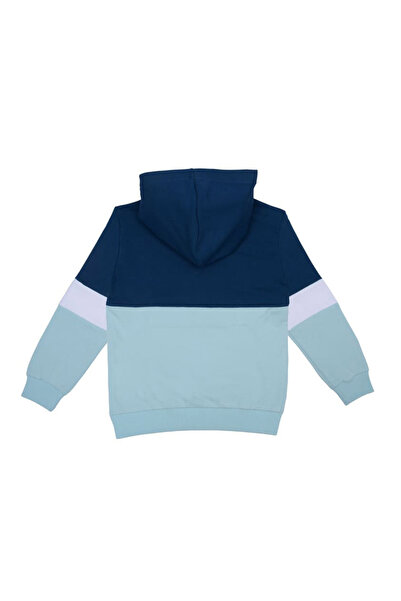 Benetton Момчешка суитшърт - петролен цвят