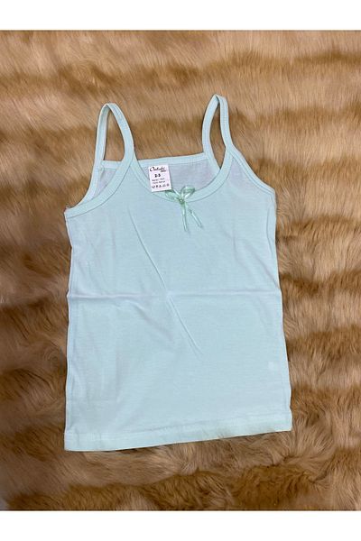 skycott 100% Cotton Solid Color Female Child Thin String Strap Athlete Bow Detail