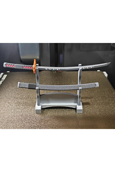 MONACONCEPT Demon Slayer Tanjiro Mini Katana Ve Stand Seti