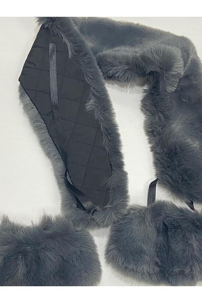 karantuhafiye Fur Collar and Cuff Set / Soft Fur