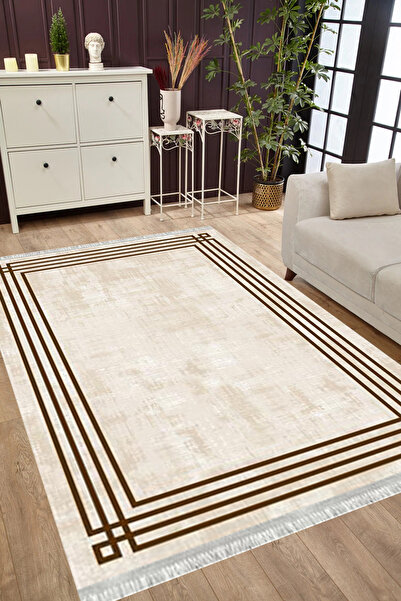 MUBO Pamuk Dokuma Taban Yıkanabilir Kaymaz Tabanlı Antibakteriyel Dijital Bas...