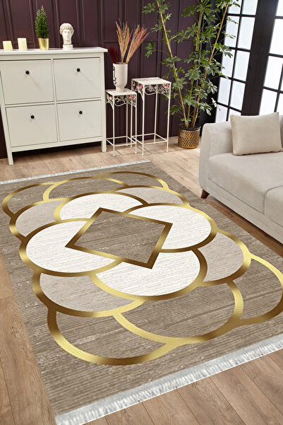 MUBO Pamuk Dokuma Taban Yıkanabilir Kaymaz Tabanlı Antibakteriyel Dijital Bas...