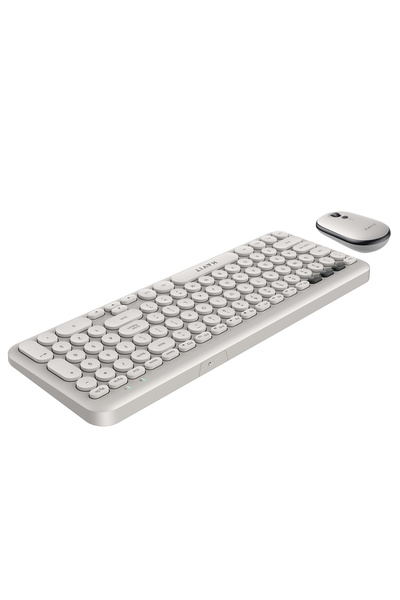 Havit KB254GCM Gri İngilizce Q Kablosuz Klavye Mouse Seti 2.4GHz