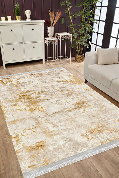 MUBO Kaymaz Tabanlı Yıkanabilir Antibakteriyel Dijital Baskı Doku Salon Halıs...