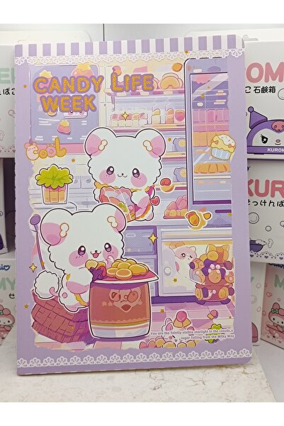 Meyra Accessories sanrio kawaii özel baskılı notebook defter günlük ajanda okul defteri sevimli hediyelik defterler