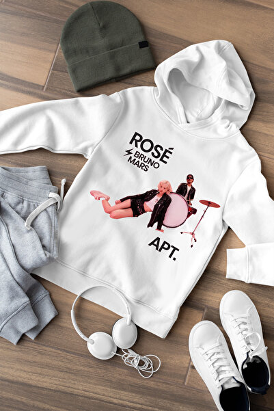 MAGORS Blackpink Rose & Bruno Mars Apt. - Girl's Sweatshirt, 3 Thread, Printe...