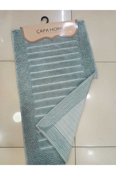 Çapa Home 2 Pieces Daily Dowery Premium Quality Believable Panyo Carpet & Toilet Set Set 60X100/50X60