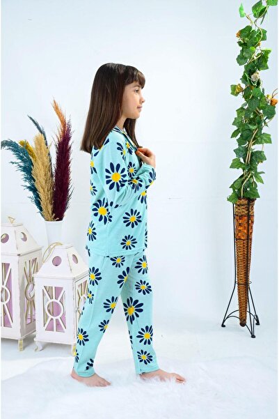 minikiss Floral Printed Girl's Nightgown