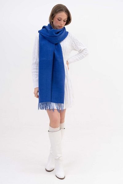 FENZA SCARF ALESSI șal de iarnă cu amestec dublu lână-acril