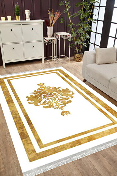 MUBO Kaymaz Tabanlı Yıkanabilir Antibakteriyel Dijital Baskı Modern  Salon Ha...