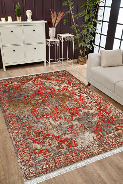 MUBO Kaymaz Tabanlı Yıkanabilir Antibakteriyel Dijital Baskı Otantik Salon Ha...