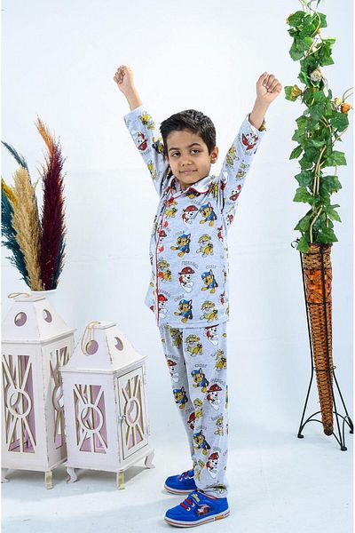 minikiss Printed Boys' Nightgown