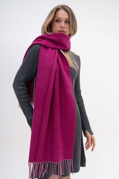 FENZA SCARF ALESSI șal de iarnă cu amestec dublu lână-acril