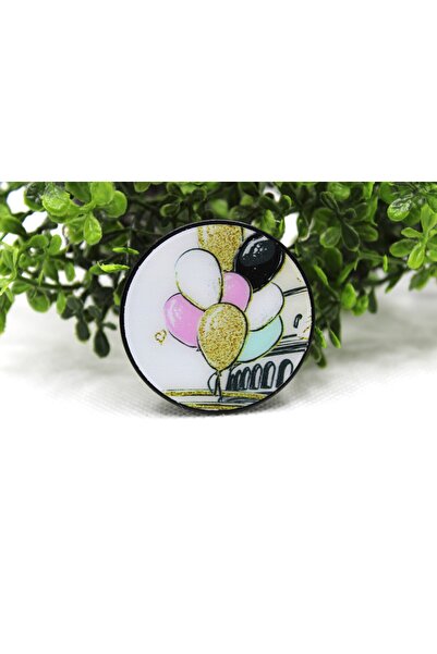 Tezcan Aksesuar Popsocket Telefon Tutacağı Desenli ve Baskılı Parmak Tutucu