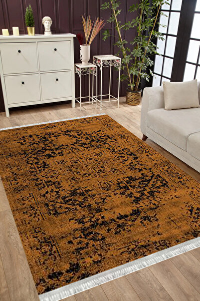 MUBO Kaymaz Tabanlı Yıkanabilir Antibakteriyel Dijital Baskı Otantik Salon Ha...