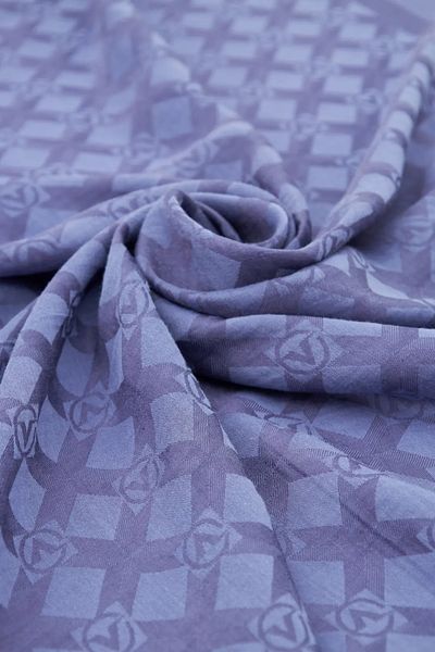 Valentino Orlandi Şal cu model monogramă din seria Indigo Alia