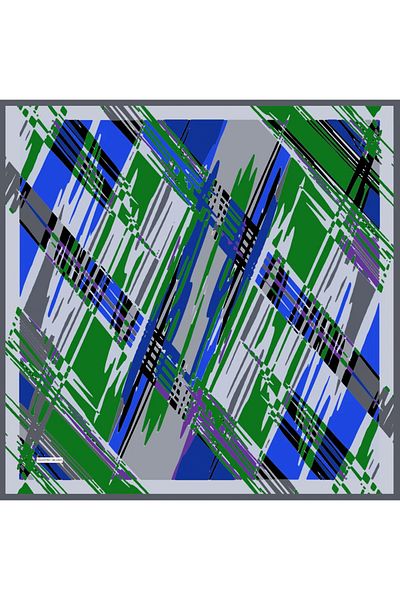 Valentino Orlandi Milano Patterned 07 Scarf 2