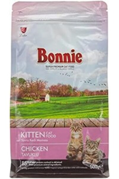 Bonnie Kuru Kedi Maması, Tavuklu, Yavru Kedi, 500 G