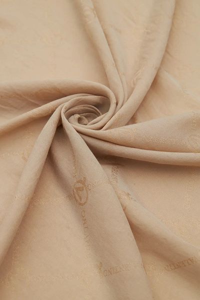 Valentino Orlandi Μπεζ Χρώμα Alia Jacquard Κασκόλ-1
