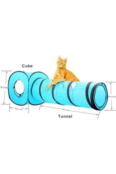 Pawise Cat Play Tunnel 90 X 25 cm