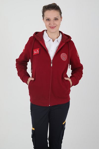 Ekg Medikal 112 Emergency Health Hooded Fleece (Unisex)