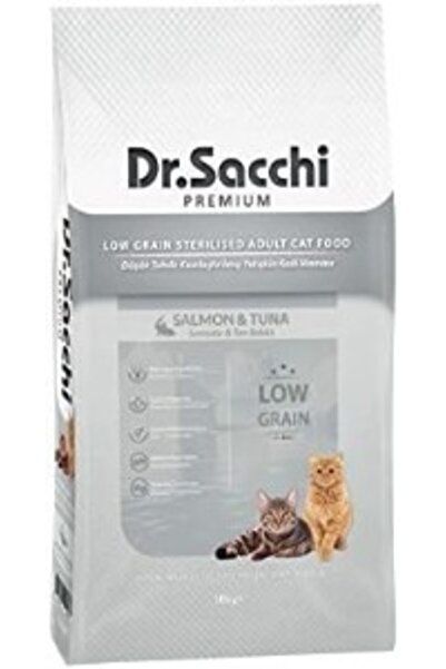 Dr. Sacchi Dr.Sacchi Premium Kuru Kedi Maması, Somonlu,Ton Balıklı Kısırlaştı...