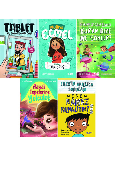 Timaş Çocuk 2. 3. Sınıf Okuma Seti 5 Kitap Tablet-Ecmel-Kuran Bize Ne Söyledi...