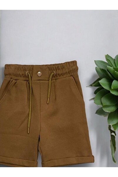 Zekids Boy's Shorts - Button Design