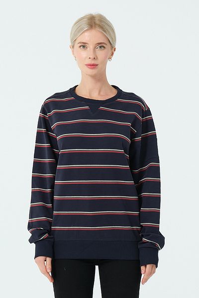 Gennaro Striped Crewneck Sweatshirt