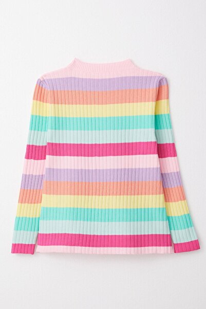 Breeze Πολύχρωμο πλεκτό πουλόβερ για κορίτσια 8-14 ετών