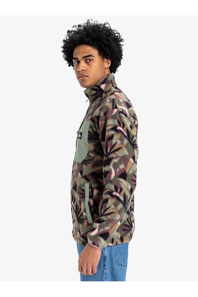 Quiksilver سويت شيرت صوف رجالي أخضر EQYFT04957CLEAN COAST FZ