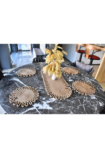 fa collection desing Джут, американський сервіз, набір столових приборів, набір для сервірування, набір супл-бігунів