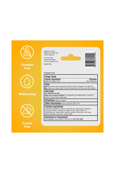 ChapStick Classic Original Kuru, Çatlamış Dudaklar İçin Nemlendirici Dudak Balsamı 4gr