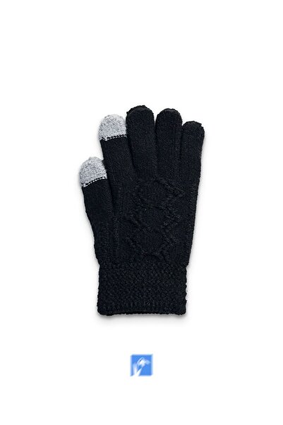 Kardelen Butik Denizli الخريف والشتاء الدافئة طبقة مزدوجة سميكة قفازات تعمل ب...