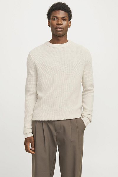 Jack & Jones JACK JONES Мъжки плетен акрилен пуловер - 12258569