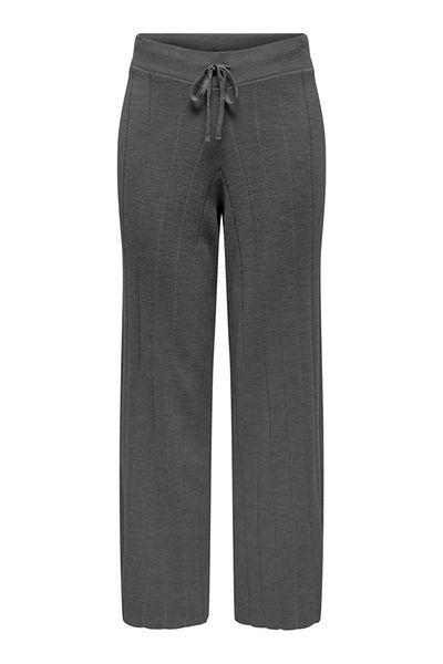 ONLY ONLTESS MW - Dark Gray Knt Pant 15327675