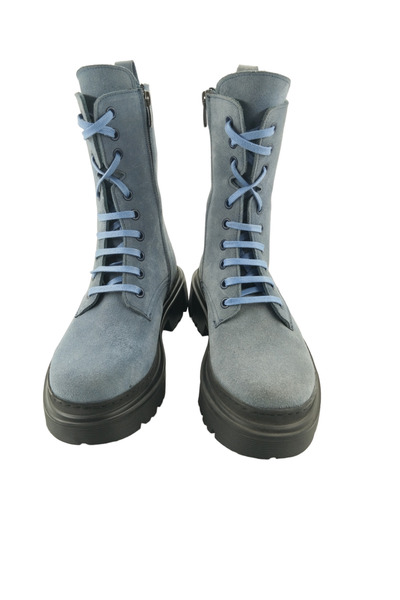 Oneka Shoes 130823106 Kadın Günlük  Bot Postal  Kot mavisi süet