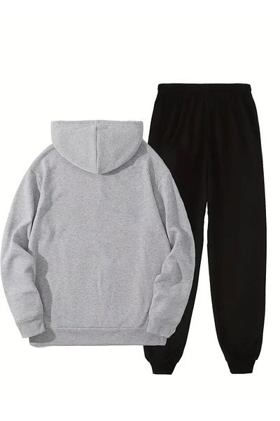YOHO SPORT Σετ αθλητικών φόρμες με κουκούλα Leopard Panther - Ροζ και βαμβακερό, μαλακό σετ 2