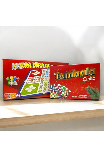 Luzay Kızma Birader Tombala Oyun Seti Yılbaşı Oyun Seti