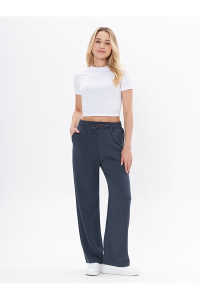 meymers Women's Modal Fabric Soft Textured Palazzo Pants