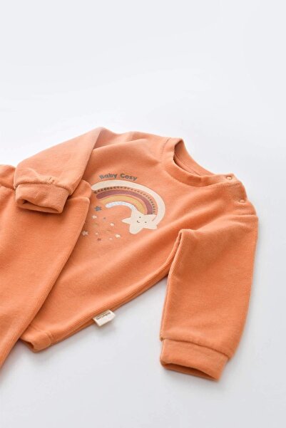 BabyCosy Bebek Star Kadife Pantolon & Uzun Kollu Gömlek Takım, Bebek Ve Yenidoğan Serisi - Csyk6008