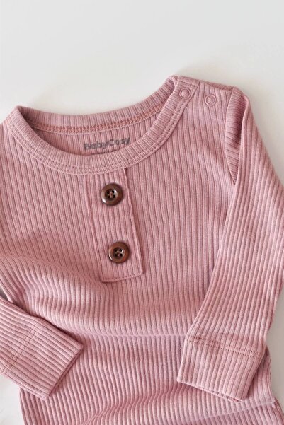 BabyCosy Baby Long Sleeve Romper, 50% Modal Fabric - 50% Organic Cotton, Baby & Newborn Series - Csym11411