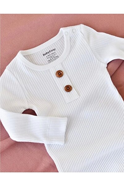 BabyCosy Long Sleeve Baby Rompers - 50% Modal, 50% Organic Cotton, Newborn Series - Csym11419