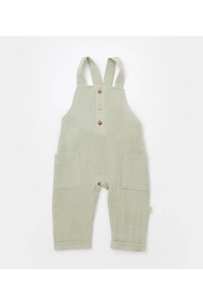 BabyCosy بذلة جيب من الموسلين العضوي