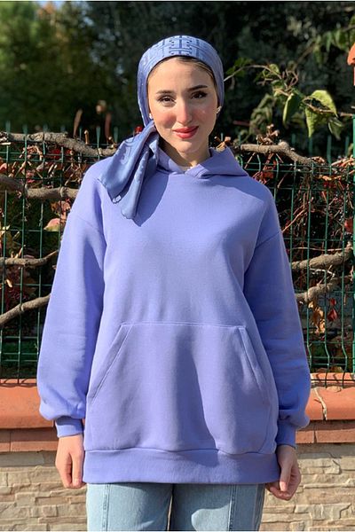 Moda Rosa 25K4433 - Indigo - Kangaroo Pocket Triple Sweat