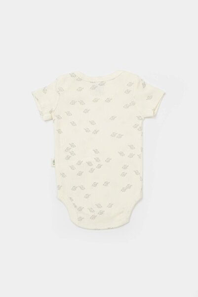 BabyCosy Organic Modal Elephant Printed 2-Piece Short Sleeve Badi