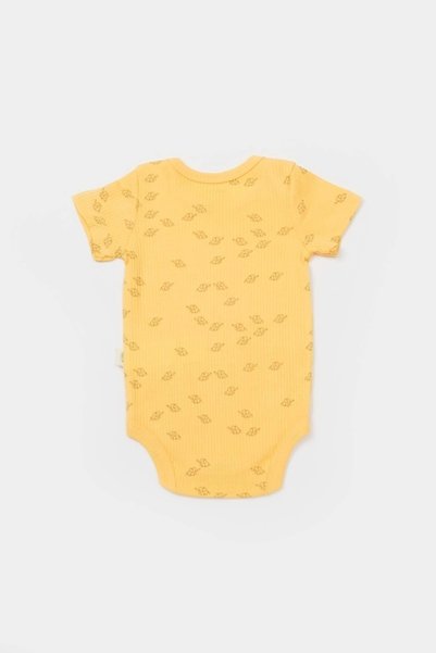 BabyCosy Organic Modal Elephant Printed 2-Piece Short Sleeve Badi
