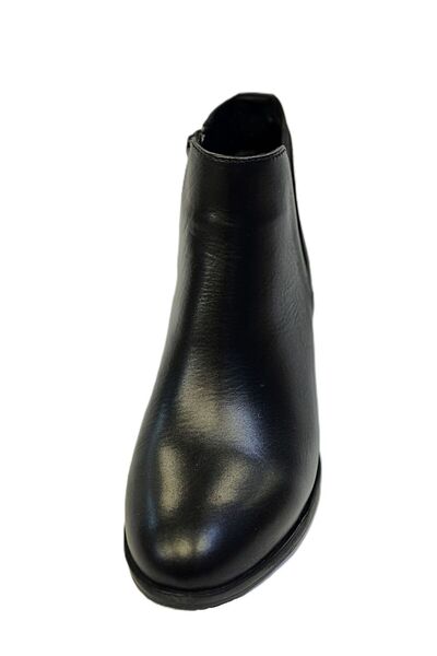 KAFKASLAR AYAKKABI Кавказькі короткі черевики з натуральної шкіри на підборах із застібкою-блискавкою