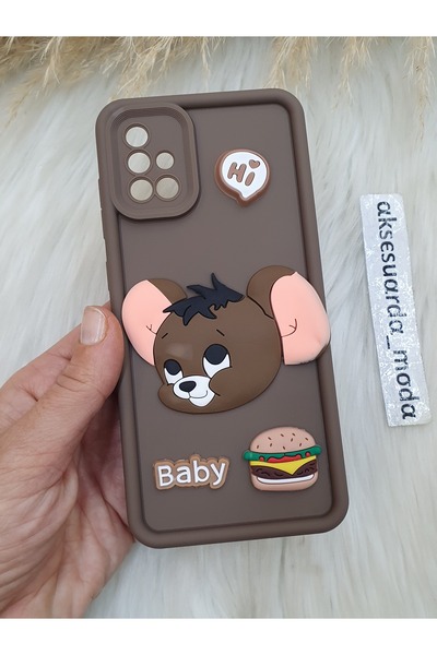 Aksesuarda Moda حافظة سيليكون متوافقة مع هاتف سامسونج جالاكسي A71